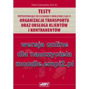 Testy przygotowujące do egzaminu z kwalifikacji AU.31 – wersja ONLINE z rozwiązaniami dla nauczyciela